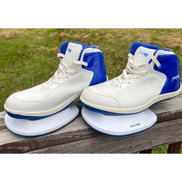 Jump99 Plyometric Vertical Jump Training Shoes Sneakers Mens Size 11 White Blue - Picture 5 of 9